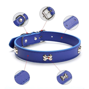 <strong>Factory</strong> Direct Sale Stocked Small Dog <strong>Puppy</strong> Teddy Pomeranian <strong>Collar</strong> Cat Necklace Leather Dog <strong>Collar</strong> - Product Image 6