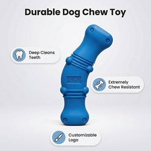 Juguete para Perros Indestructible Personalizado - Juguete Masticable Resistente para Masticadores Agresivos, Seguro, No Tóxico, de Caucho Natural, Limpia los Dientes - Product Image 4
