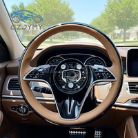 Volant en cuir brun classique de haute qualité pour Mercedes-Benz GLE GLS GLC C E S Classe W166 W167 X166 X167 C253 X253