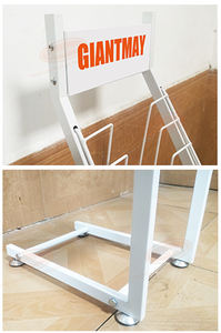 חוט מתכת מותאם אישית 10 עיתונים תצוגה עיתון סטנד מתלה מחזיק מגזין ספרים מעמד חופשי ספרות מדף עבור ספרייה - Product Image 4