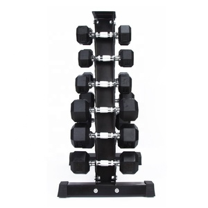 Support de rangement de haute qualité pour entraînement Commercial, équipement d'entraînement Fitness, Logo personnalisé, ensemble <span class=keywords><strong>Vertical</strong></span> de 6 paires de porte-haltères - Product Image 5