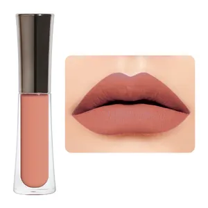 Piece Matte Liquid Lipstick Private Label Makeup Waterproof Non-stick Cup  Nude Lipgloss Pigment Lip Gloss Wholesale No Logo