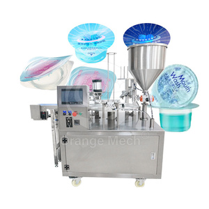 ORME Strawberry Jam Juice Filler <strong>Small</strong> Automatic Ice Cream <strong>Cone</strong> Yogurt Cup Rotary Fill Pack Machine - Product Image 2