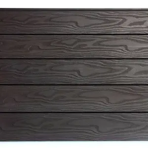 Penemuan baru eksterior teras kayu plastik komposit lantai Decking φ