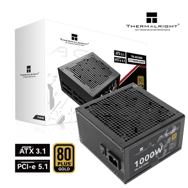Thermalright TR-AG1000 1000W 80PLUS Gold Full Modular ATX3.1 PCIe5.1 Desktop Power Supply in Stock Wholesale
