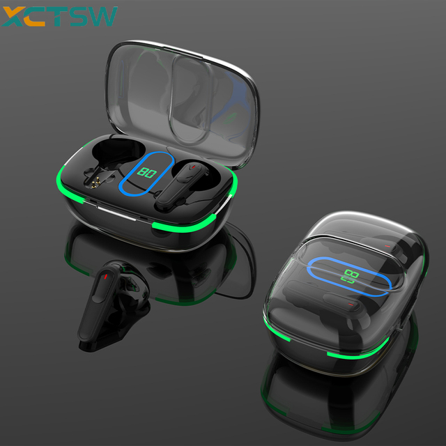 New TWS ENCPRO 70 Wireless Earphones BT5.1 High Fidelity Sound Effects Music Calling Gaming Sports In-ear LED IP4 Waterproof