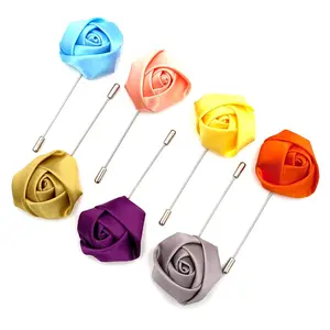 Tissu de <span class=keywords><strong>mariage</strong></span> <span class=keywords><strong>Broche</strong></span> Fleur Épingle À <span class=keywords><strong>Cheveux</strong></span> Fleurs Or Blanc Oiseau Tissu Broches - Product Image 1