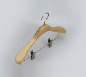 Pemilik barang menjual gantungan baju kayu bahu lebar kualitas tinggi gantungan baju, setelan/mantel - Product Image 2