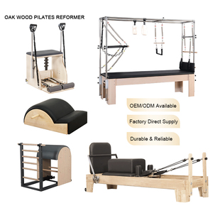 Full-Track <strong>System</strong> Commercial Grade Pilates <strong>Reformer</strong> with Semi-High Tower Anti-Slip Footbar 3-Level Adjustable Tower - Product Image 5
