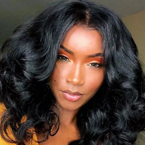 Perruque Lace Front Wig Remy vierge, perruques Full Lace Wigs, cheveux humains, corps droit, tissage de cheveux humains, perruques pour femmes noires, Transparent suisse