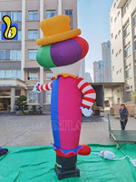 Danseur d'air gonflable personnalisé pour hommes, Tube de danse en ciel avec impression personnalisée
