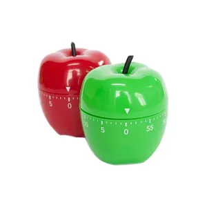 Best Selling 60 min Contagem regressiva Cozinha Temporizador Apple Fruit Temporizador para Cozinhar & Estudo