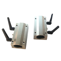Bloc coulissant linéaire miniature SCS8LUU SCS10LUU, boîtier en acier chromé, roulement de précision P6, précharge légère pour CNC à petite échelle