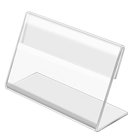 Support de prix en acrylique transparent pour table, présentoir pour restaurant, magasin, mariage, bureau, maison