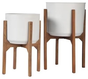 Support à fleurs en bois multi-niveaux, étagère pour plantes d'intérieur et d'extérieur, pots, jardinières, décoration de jardin, disponible à la vente - Product Image 2