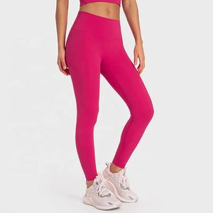 Nouveau pantalon de fitness de sport de levage de hanche européen et américain sans fil maladroit nuggedness taille haute pantalon de yoga serré - Product Image 2