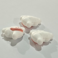 Figurine en silicone Bonhomme de neige nuage, poupée en caoutchouc souple, ornement, pièces de décoration artisanale DIY, OEM ODM, logo personnalisé, options de couleurs multiples