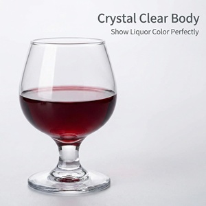 Verres à pied classiques en <span class=keywords><strong>plastique</strong></span> PC transparent pour mariages, fêtes, bars – 50/100/170/250 ml – pour vin rouge, whisky, <span class=keywords><strong>champagne</strong></span> - Product Image 3