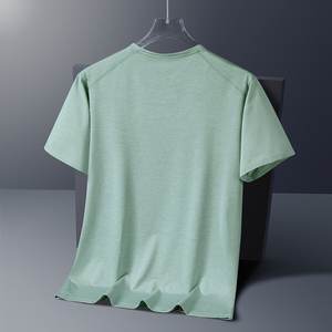 Nuevo estampado Ice Feeling Running Fitness transpirable Casual de manga corta al aire libre <span class=keywords><strong>ropa</strong></span> de secado rápido camiseta para hombres - Product Image 6