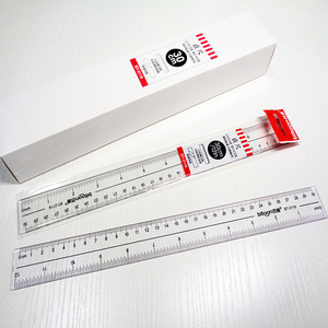 Hot Sale Customized Acrylic Ruler Straight Plastic 30cm Transparent Student Painting Ruler