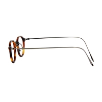 Montura Óptica Completa de Acetato y Metal, Diseño Geométrico, Ajuste Cómodo, Entrega Rápida, Diseño Moderno para Todo Tipo de Rostro