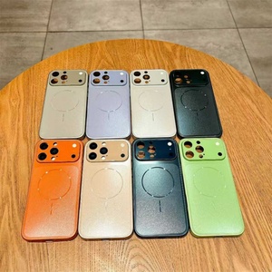 Funda Protectora de Lujo Ultrafina con Lente de Vidrio para iPhone 17 Air, 17 Pro Max, 16, 15, 14, 13 Plus - Product Image 1