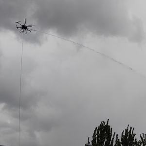 40 मिमी 25 मिमी रिमोट कंट्रोल फायर वाटर स्प्रेयर तोप बुझाने के साथ उपयोग किया जाने वाला ड्रोन फायर ट्रक वाटर कैनन - Product Image 4