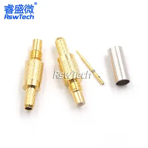 Connector Brass Male Female Contact Pin Wholesale Compression Male And Female Connectors Wire 1.5mm RG316 RF Coaxial Connector