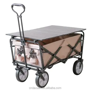 Oeytree Best Selling Customized Large Capacity Collapsible Wagon Cart For Outdoor Camping Beach Garden Use Lightweight Cart