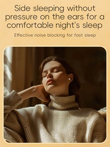 High Sound Quality Noise Blocking Blue Tooth Mini Sleep Earbuds with Charging <b>Case</b> Mic Small and soft Earplugs for Side Sleepers - Product Image 6