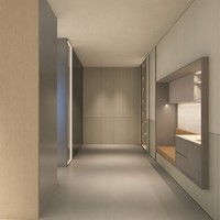 Meuble TV mural de salon de la série Jing, personnalisable pour toute la maison, avec fond de canapé, vente en gros