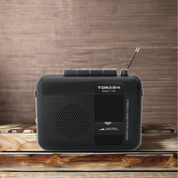 Vente en gros de baladeur stéréo compact classique rétro de petite taille enregistreur de lecteur de cassettes audio portable