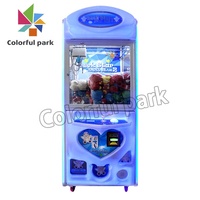 Machine à griffes à monnayeur pour centre de jeux, modèle Colorful Park Teddy Bear Lucky Star, distributeur de prix, en promotion