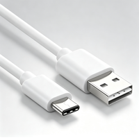 Câble de charge USB Type C OEM certifié CE ROHS, en PVC injecté, vente en gros à prix abordable, charge rapide pour téléphone portable et tablette