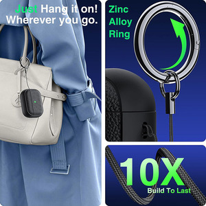 Étui pour AirPods en cuir texturé Litchi pour AirPods 4 3 Pro 2 3, protection d'écouteurs épaissie antichoc - Product Image 6