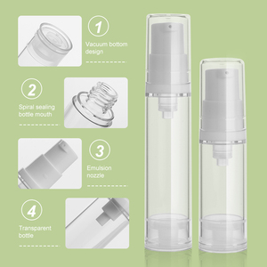 5ml 10ml 12ml 15ml nhựa PP pcr Trắng bơm lại chân không phun chai với không có không khí Lotion bơm Dispenser kín bơm phun - Product Image 5