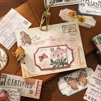 40 autocollants par boîte, série Old Dreams Screening Room, éléments décoratifs rétro pour bullet journal, autocollants DIY