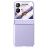 Étui de téléphone antichoc en similicuir avec anneau support et support de téléphone intégré, design sportif anti-traces de doigts pour MIX Flip 2 Hinge
