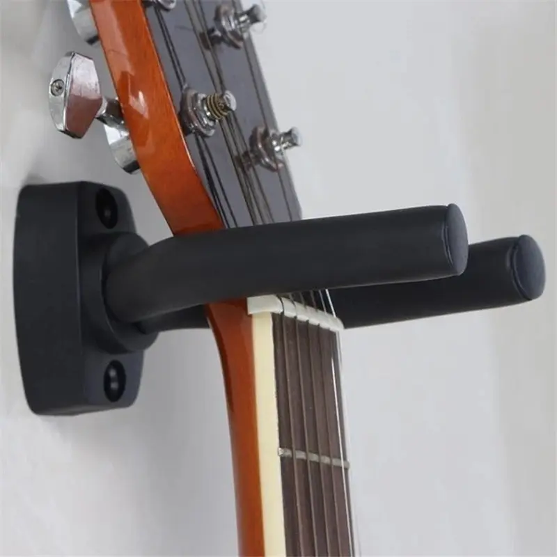 Finelai Guitar Wall Hanger 1-Pack, Wall Hook Holder Stand for Bass Ukulele Violin Guitar Hanger