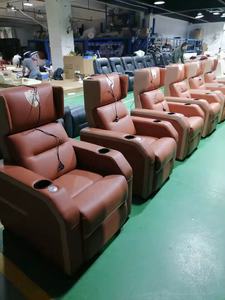 Ensemble de canapés 3/2/1 <span class=keywords><strong>en</strong></span> cuir multifonctionnel moderne de première classe, sièges de cinéma, chaise de cinéma - Product Image 5