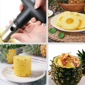 Outil multifonctionnel durable en acier inoxydable pour éplucher et couper l'ananas, coupe-ananas manuel pour la cuisine à domicile - Product Image 4