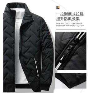 Vêtement d'extérieur Automne et <span class=keywords><strong>hiver</strong></span> Nouvelle veste Version coréenne Tendance Col montant Léger <span class=keywords><strong>Manteau</strong></span> en coton pour <span class=keywords><strong>homme</strong></span> - Product Image 6