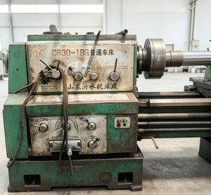 Torno Manual C630 1BG <span class=keywords><strong>de</strong></span> <span class=keywords><strong>Segunda</strong></span> <span class=keywords><strong>Mano</strong></span> en Buen Estado, Estructura Robusta para Torno <span class=keywords><strong>de</strong></span> Metal en Taller - Product Image 1