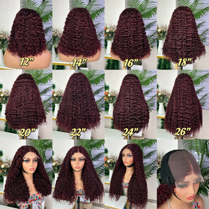 Closure Burmese Curly <b>Wig</b> Super Double Drawn Quality - Product Image 3