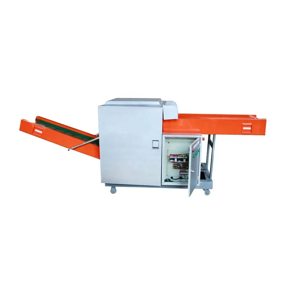 Textile Waste Cutting Recycling Processing Rotary Cutting Machine With Fixed Knife And Moving Knife Cutter