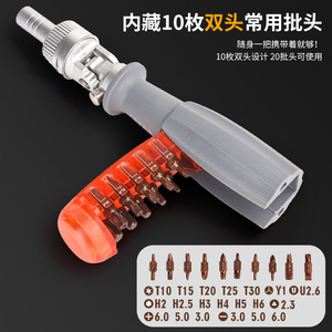 Multi-Bit <b>Screwdriver</b> Set 21 In 1 Cross Phillips Bit Interchangeable Magnetic Handle Diy Tool Kit - Product Image 5