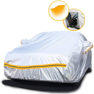 Factory Direct Sales Small <b>Car</b> Waterproof and Dustproof Covers with <b>Sunshades</b> and Snow Guards Made From Durable Polyester - Product Image 3