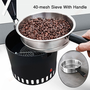 Kit pendingin biji kopi elektrik berputar otomatis, baki pendingin biji kopi <span class=keywords><strong>2</strong></span> lapisan 600g 110v 220v - Product Image 4