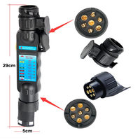 Testeur de circuit de câble de remorque de voiture universel à 7 broches alimenté par batterie CE
