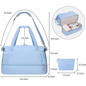 Tas traveling portabel 2 dalam 1 Set, tas popok bayi, tas ibu hamil, tas traveling portabel, tas Tote mewah, kapasitas besar, 2 dalam 1 Set, modis - Product Image 5